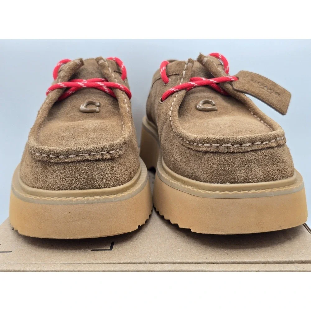 COACH Women's Sculpted C Chukka Boots Sz 10 B(M)- With‎ Coach Tag - Excellent